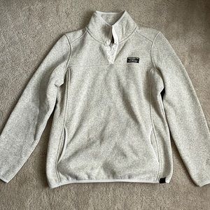 LL Bean Sweater Fleece Pullover